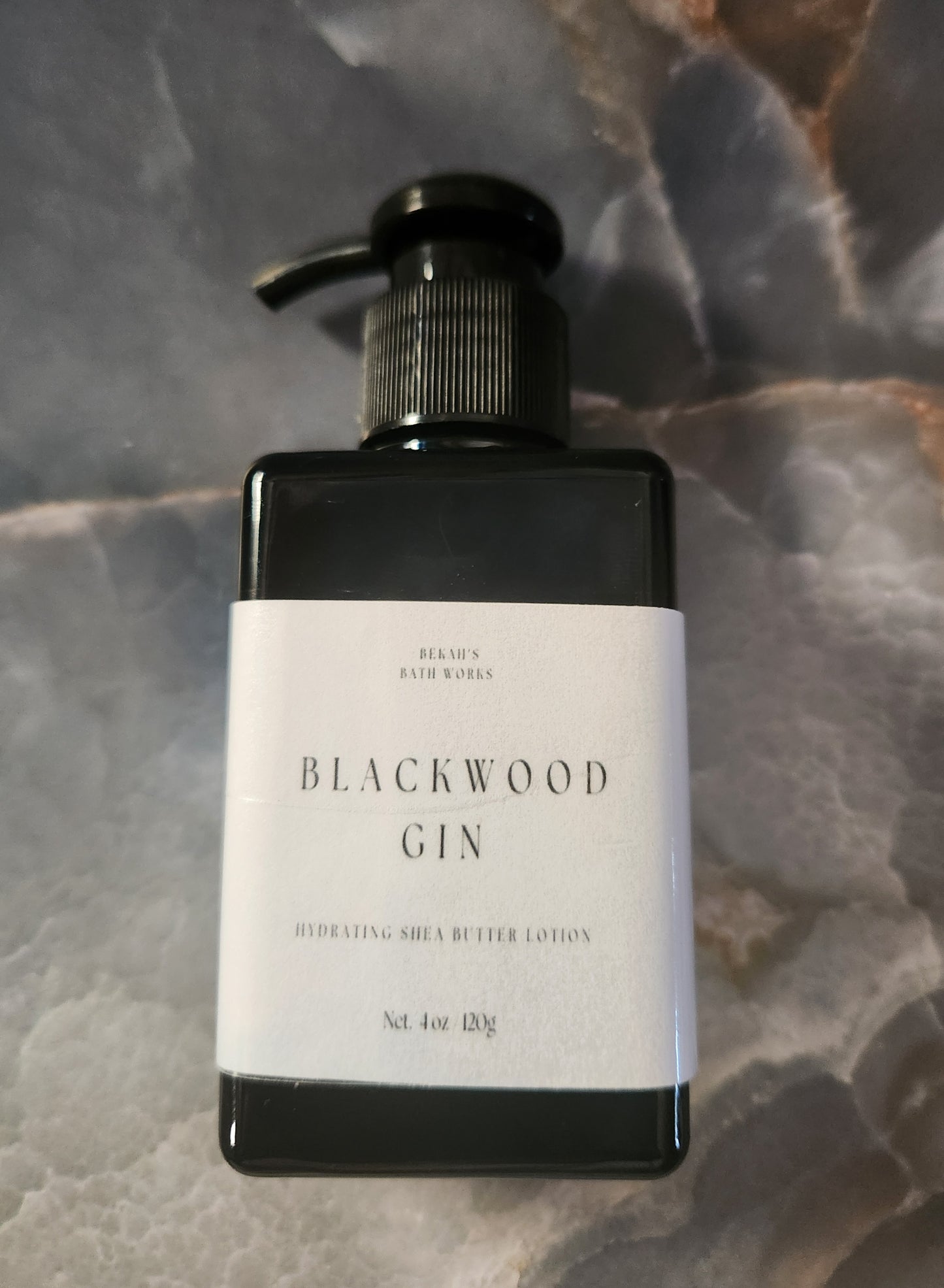 Blackwood Gin Shea butter lotion 4 oz