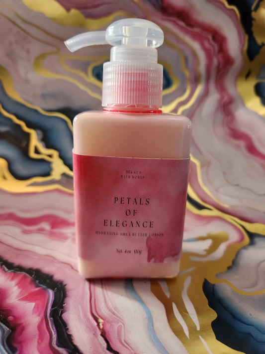 Petals of Elegance Shea butter lotion 4 oz