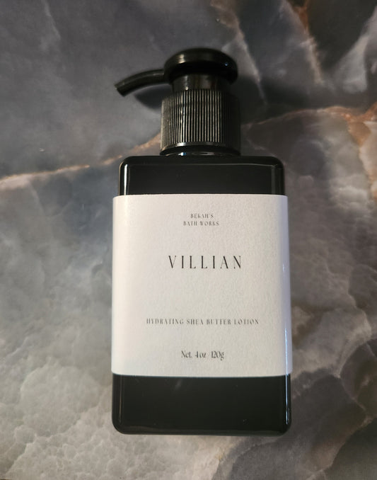 Villian Shea butter lotion 4 oz